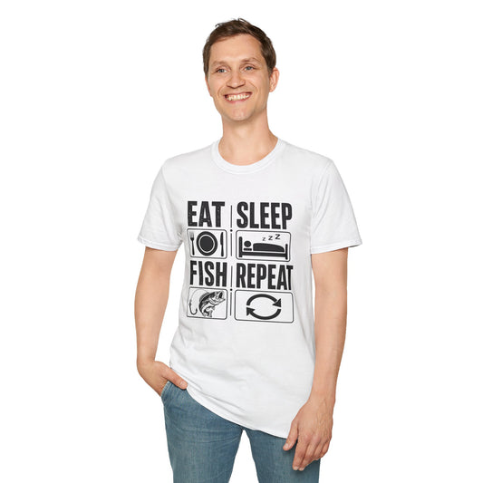 Eat Sleep Fish Repeat T-Shirt