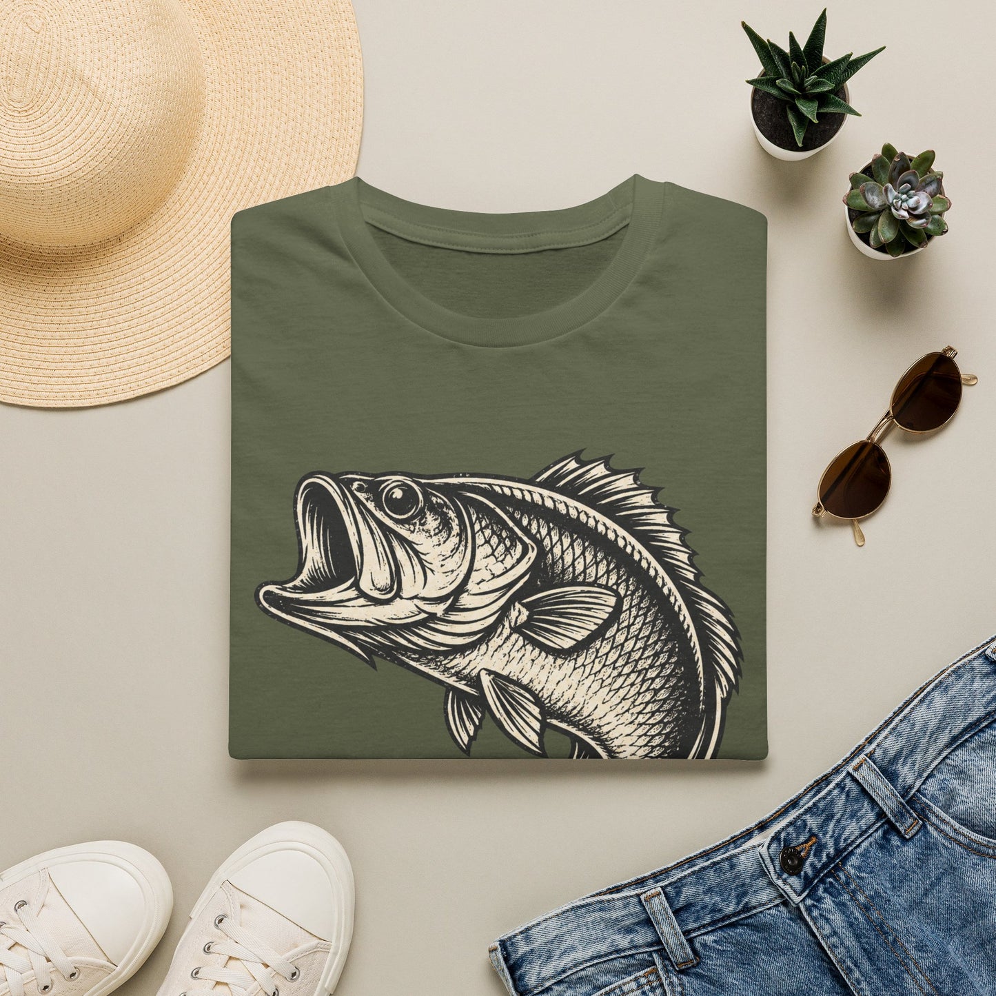 Retro Hook and Bass T-Shirt