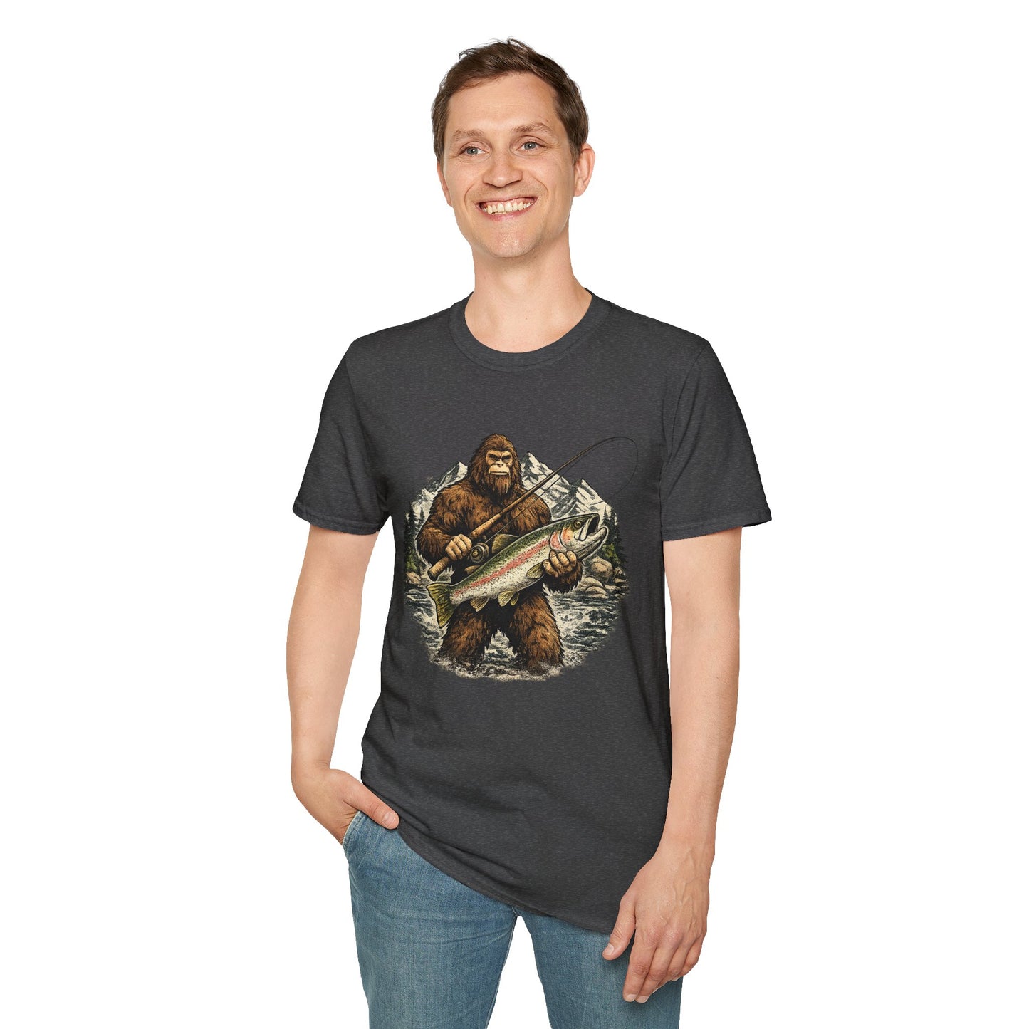 Big Foot Fishing Adventure T-Shirt