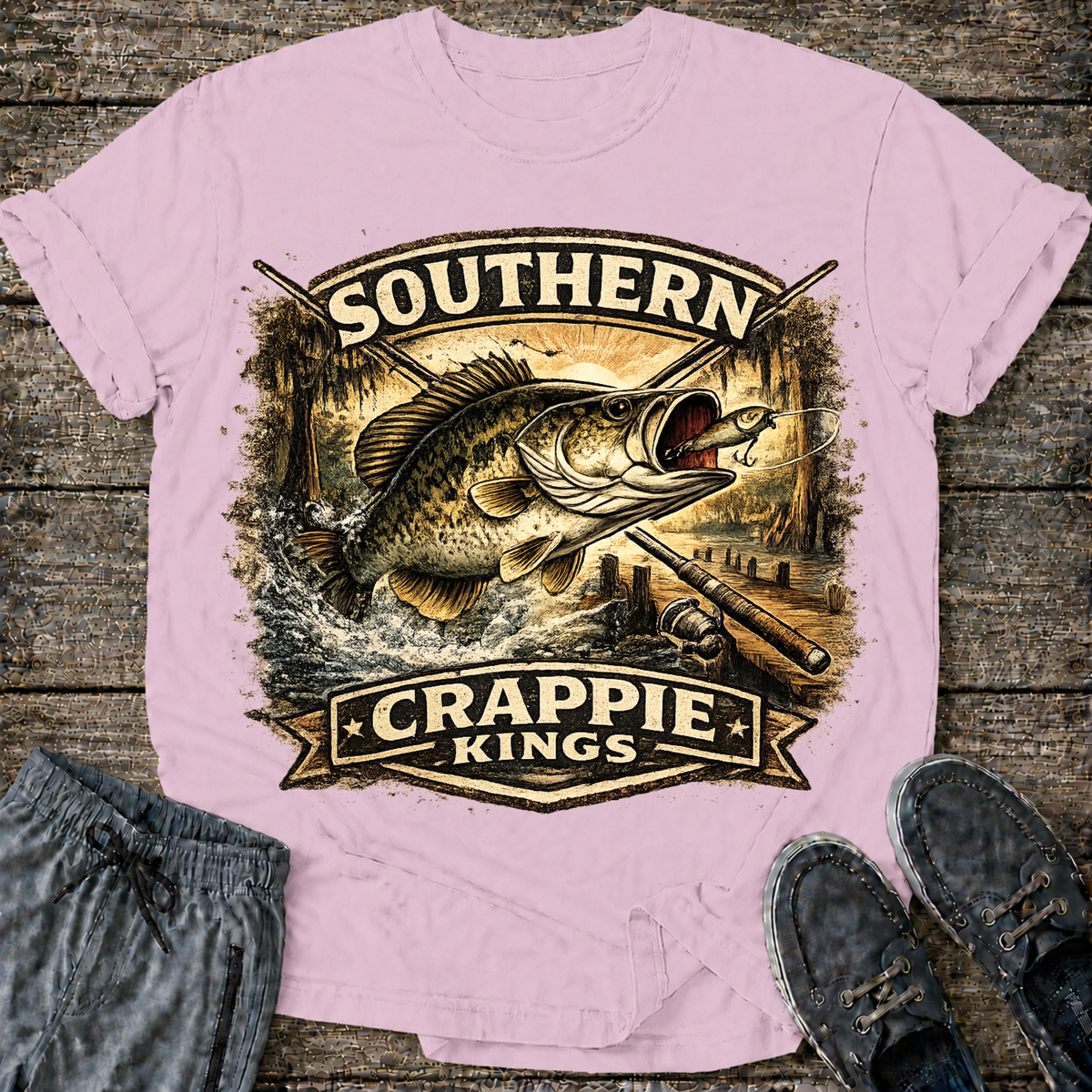 Southern Crappie King T-Shirt