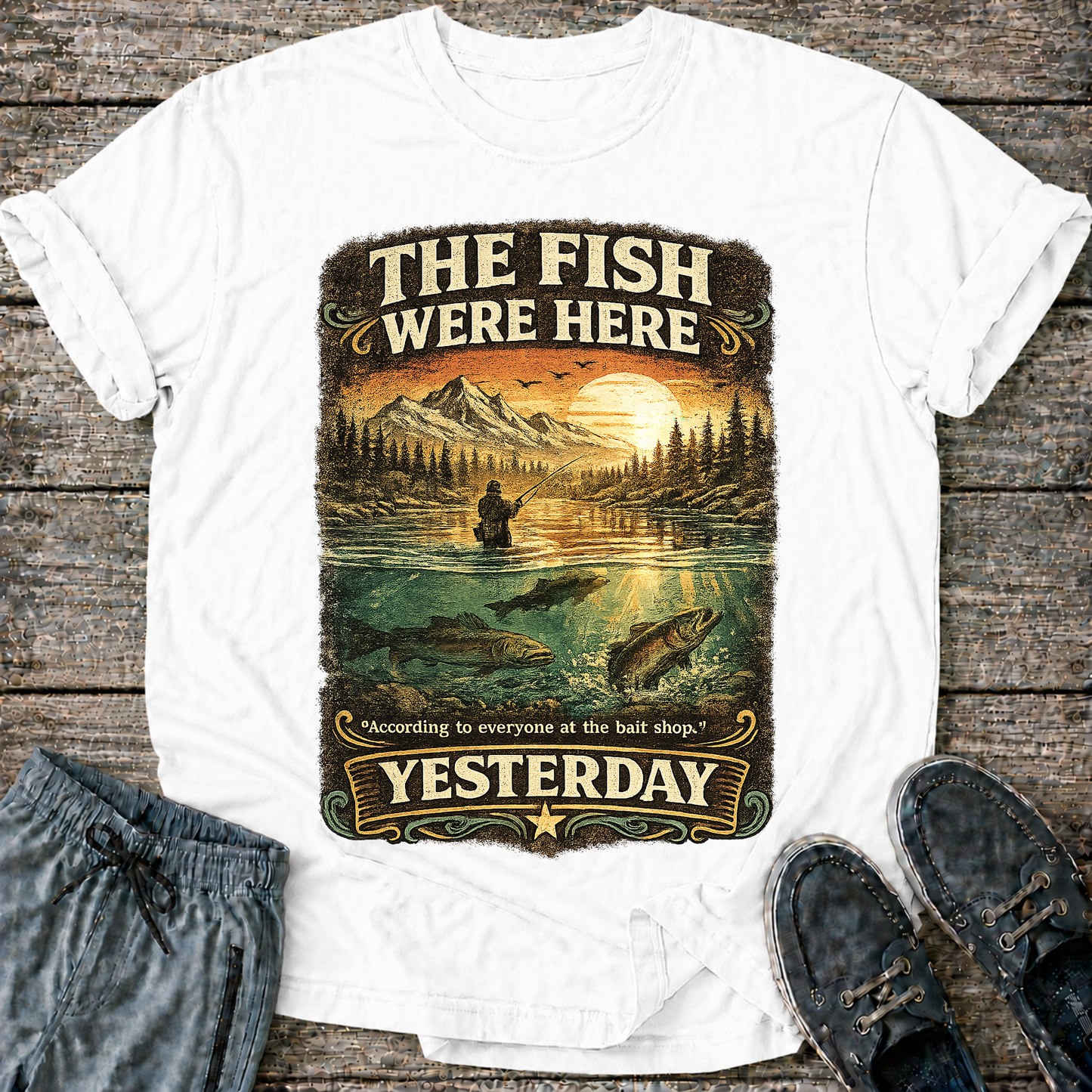 The Fish Were Here Yesterday T-Shirt