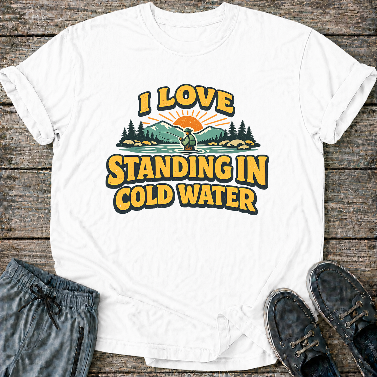 Standing in Cold Water T-Shirt