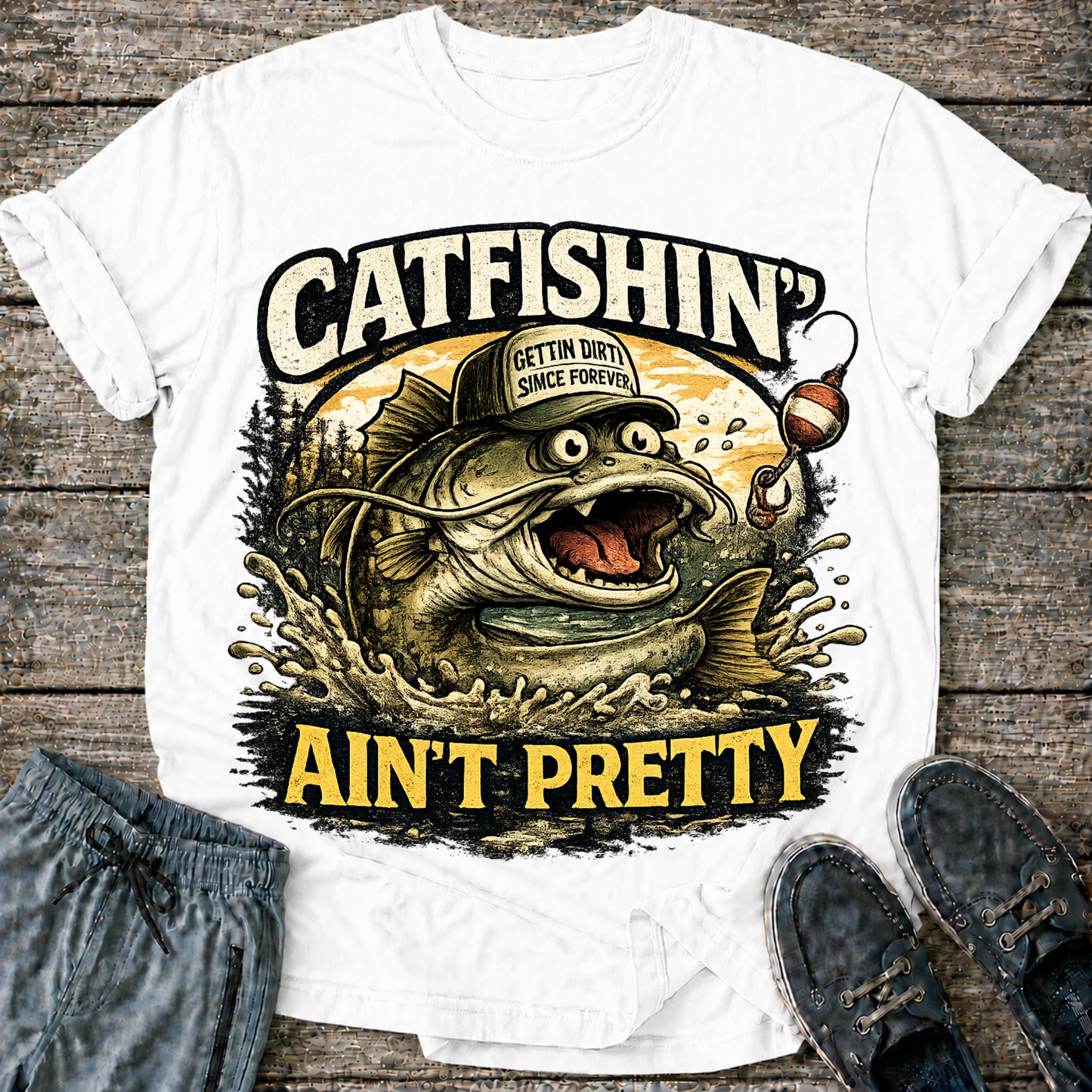 Catfishin aint pretty T-Shirt