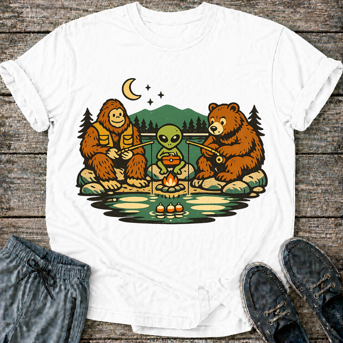 Alien Campfire T-Shirt