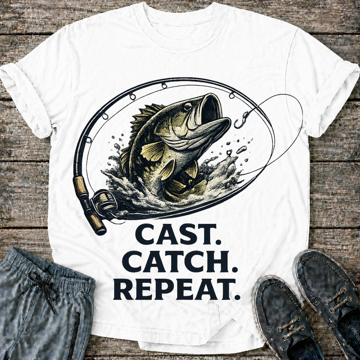 Cast Catch Repeat T-Shirt
