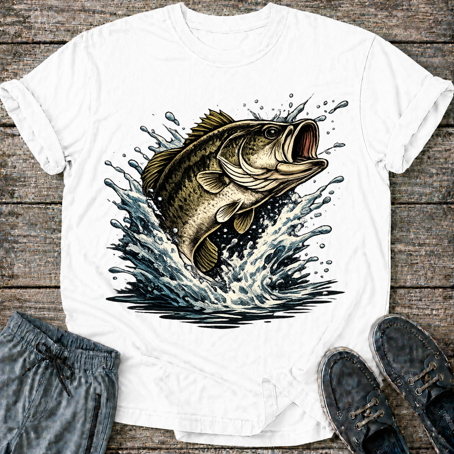 Bass Splashing T-Shirt