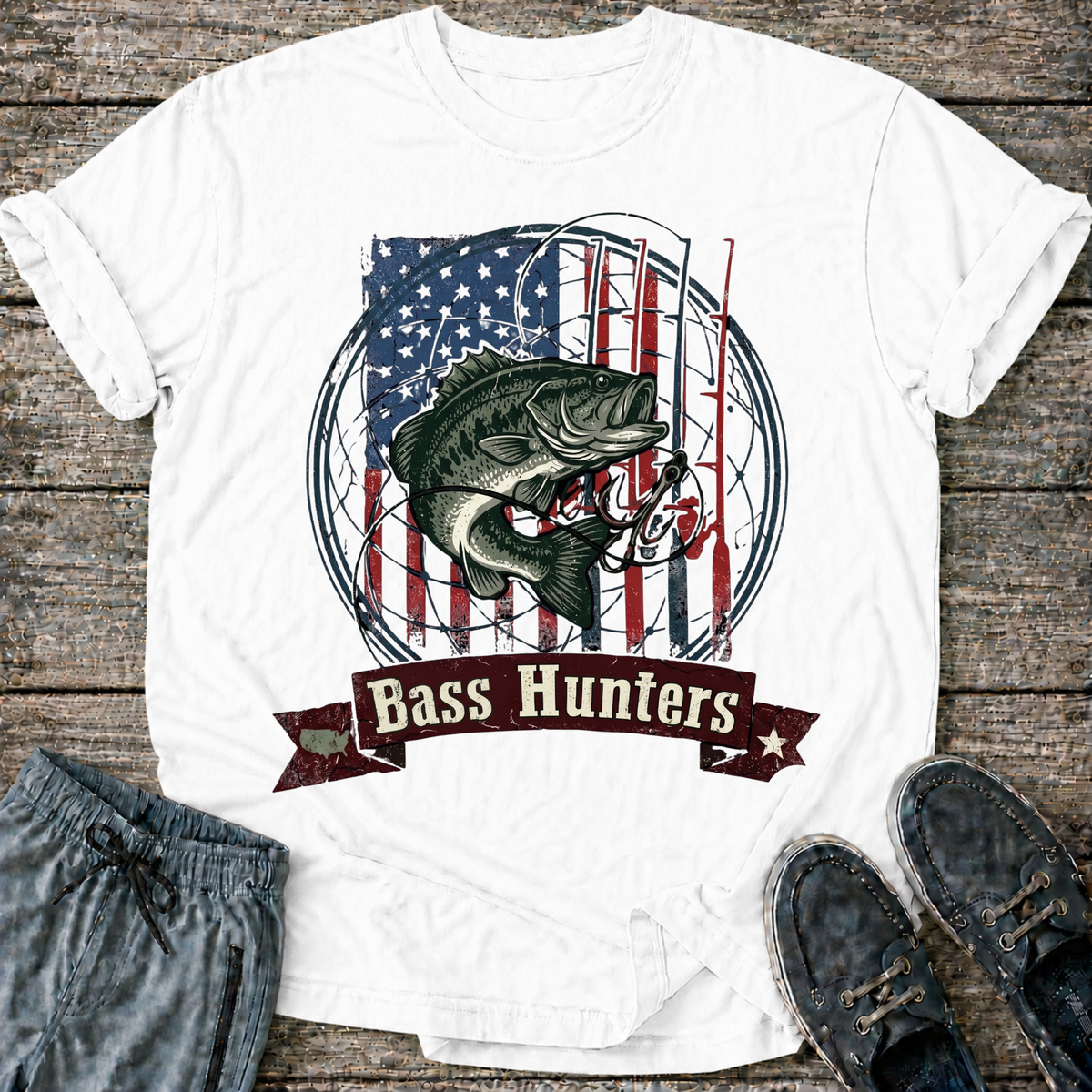 American Bass Hunters T‑Shirt