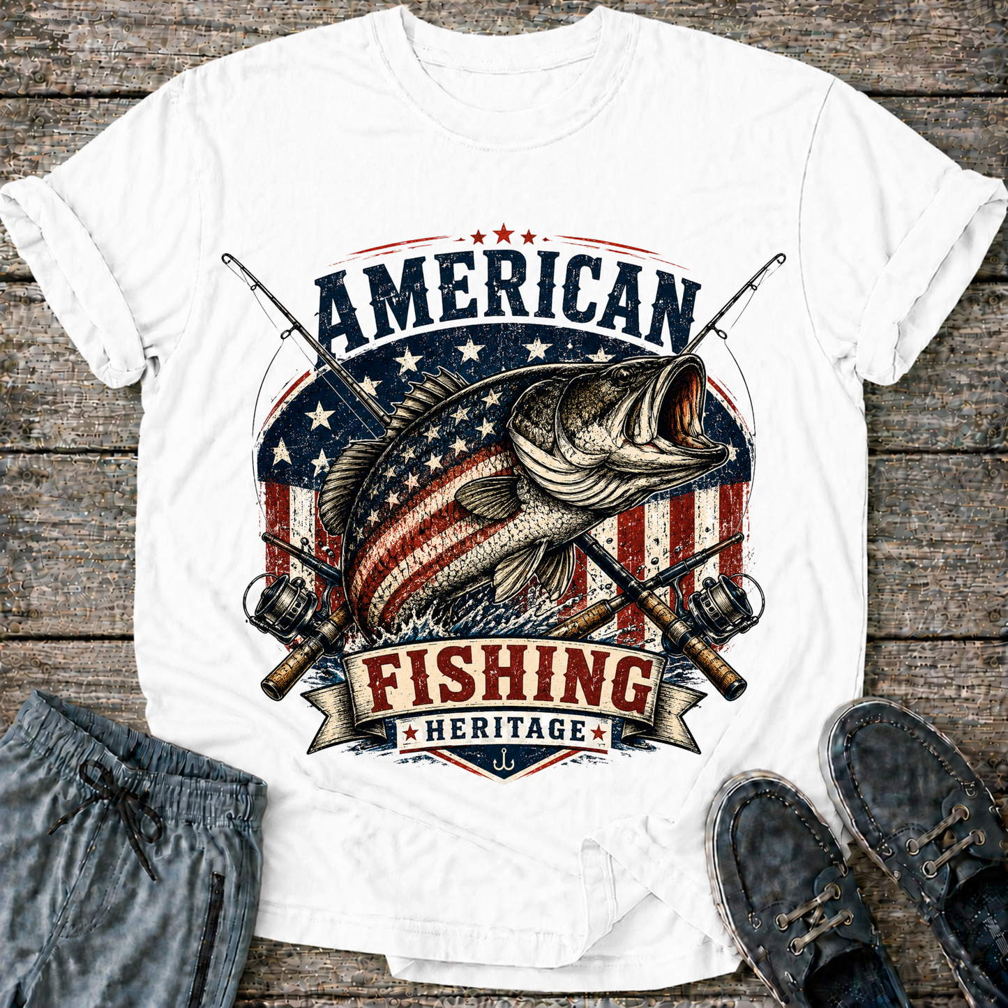 American Fishing Heritage T-Shirt