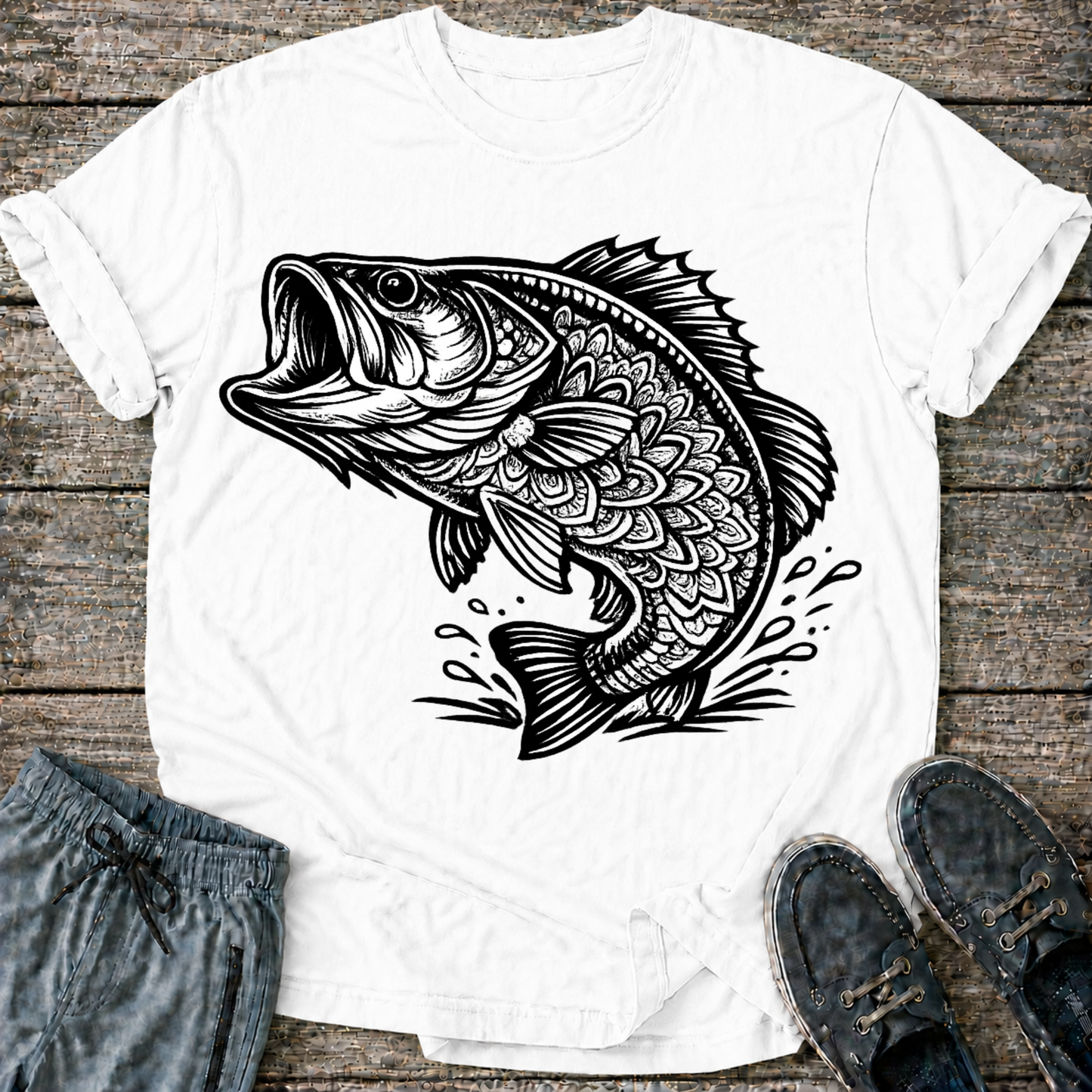 BW Fish T-Shirt
