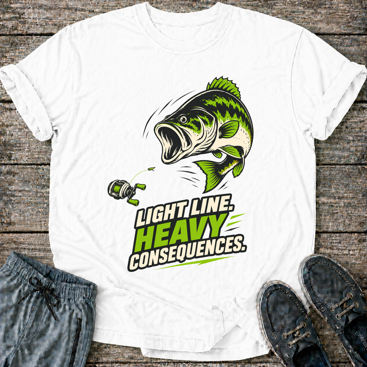 Light Line, Heavy Consequences T-Shirt