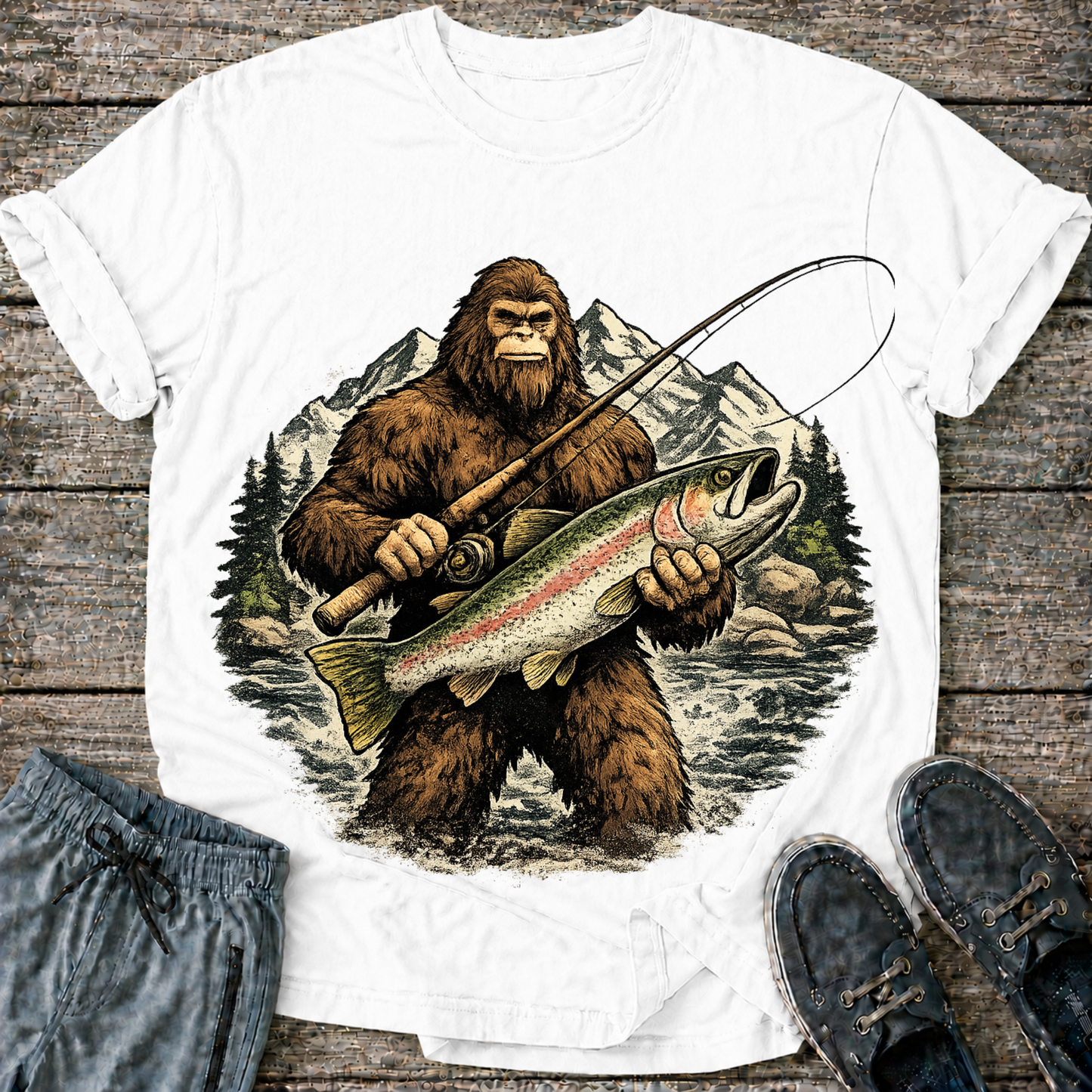 Big Foot Catch T-Shirt