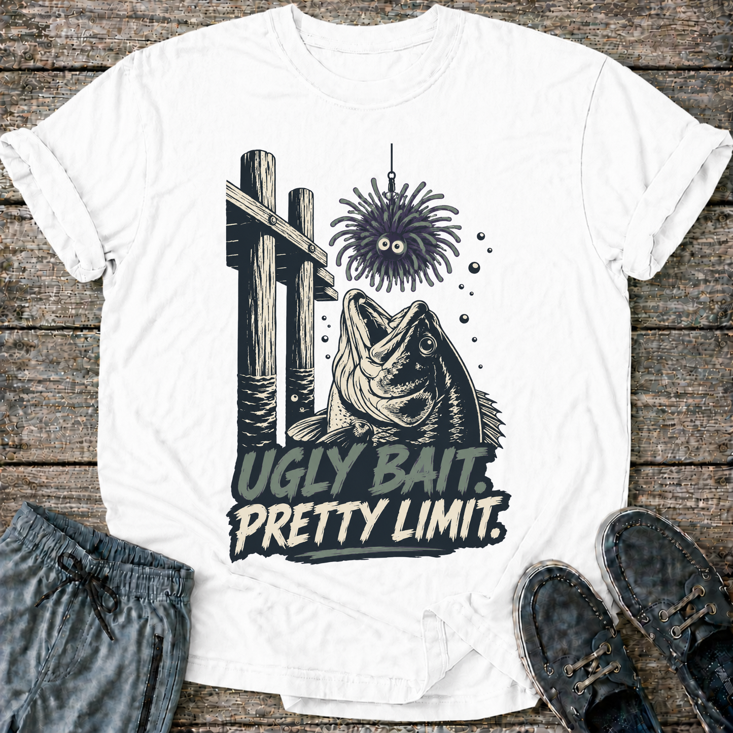 Ugly Bait, Pretty Limits T-Shirt Modify