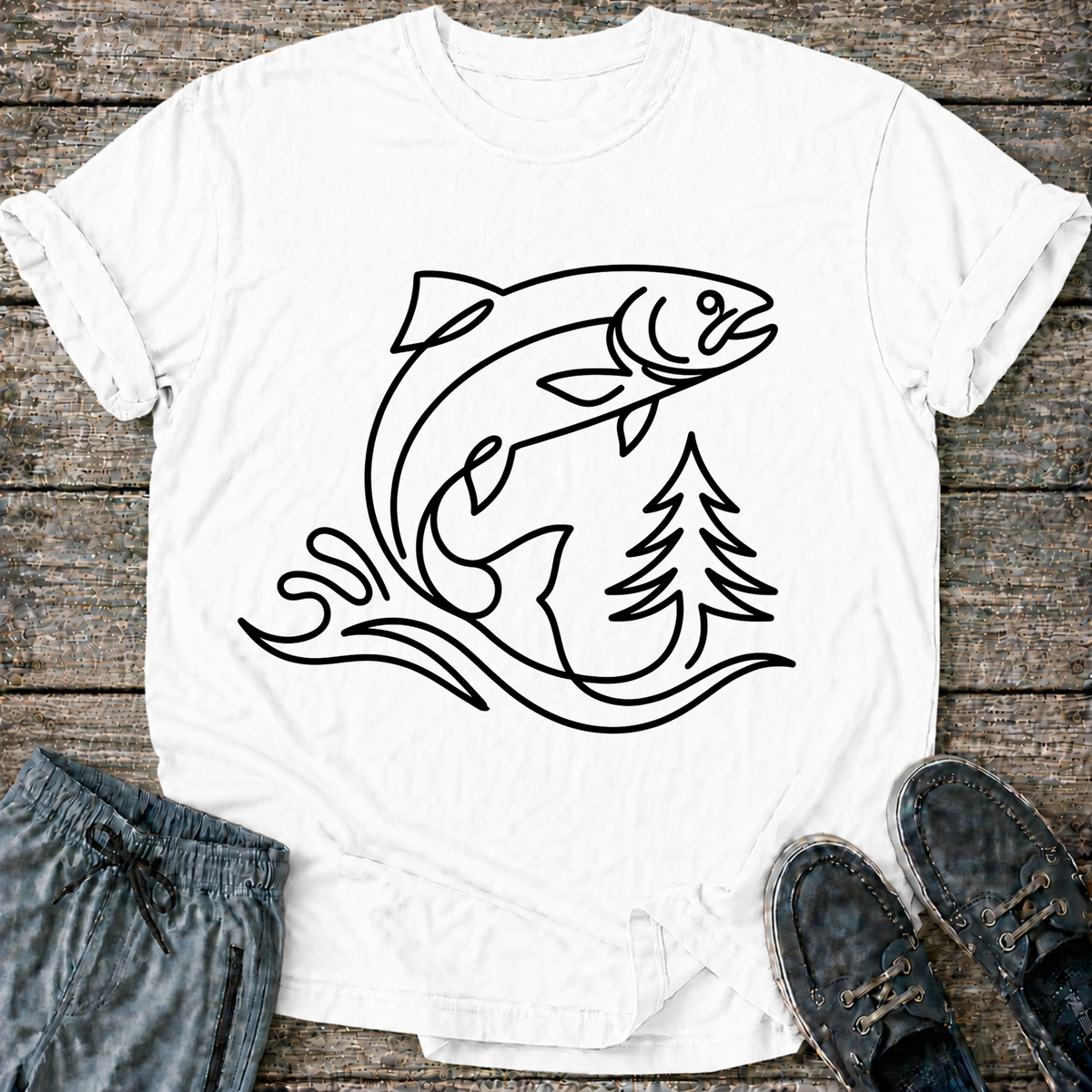 Minimalist Trout T-Shirt