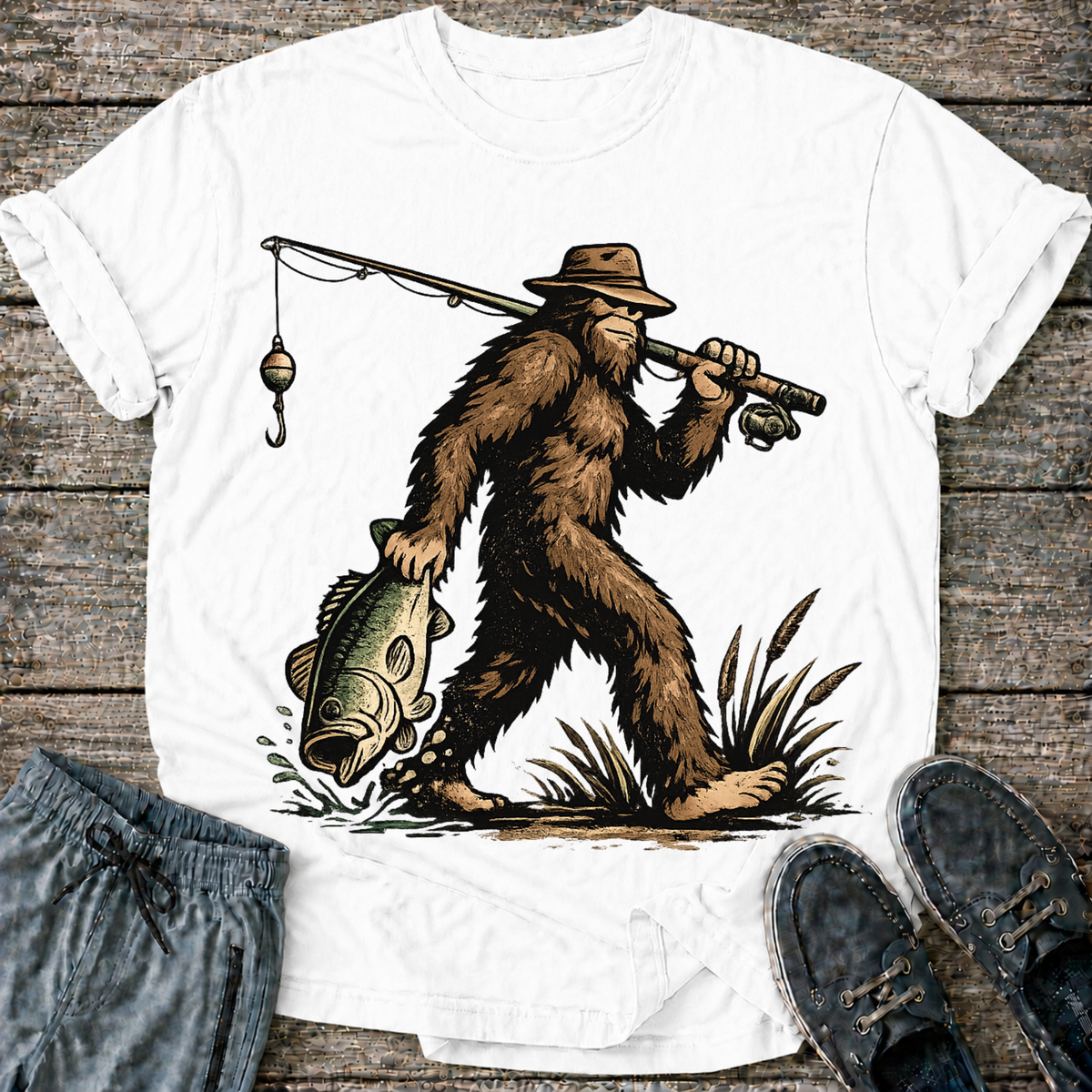 Big Foot Trophy Catch T-Shirt