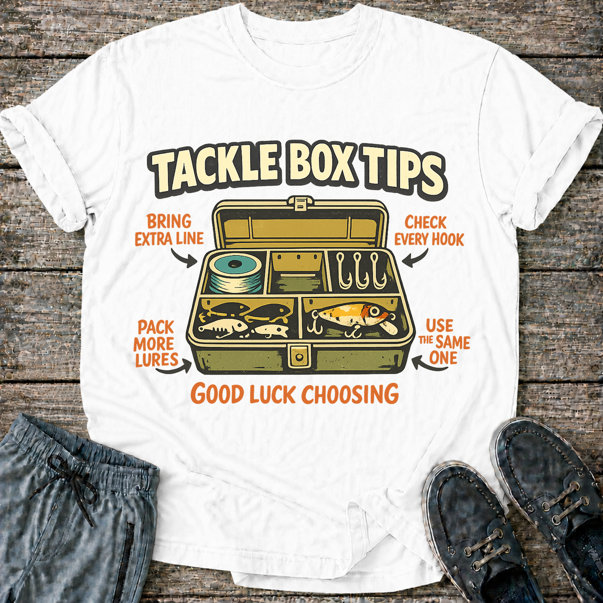 Tackle Box Tips T-Shirt