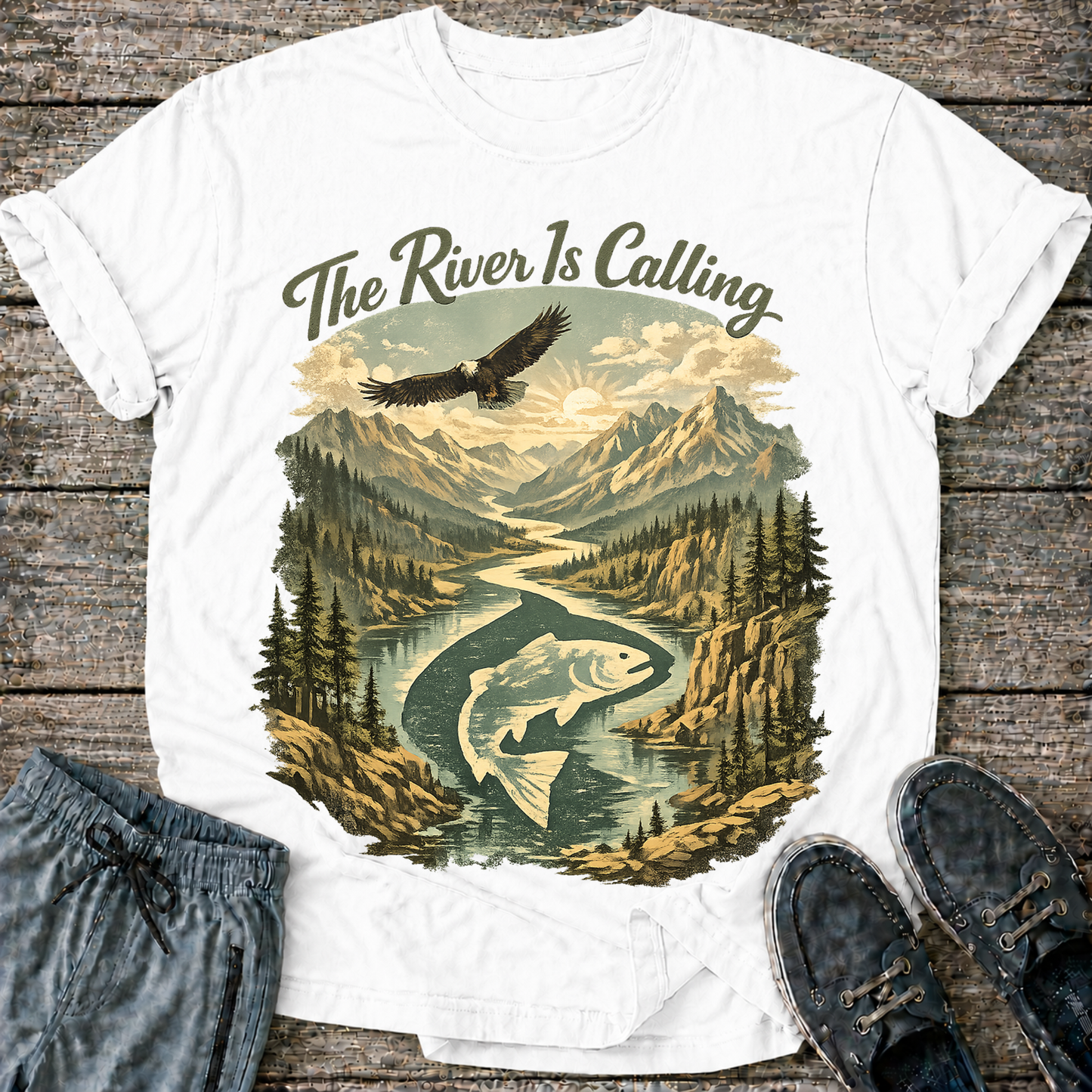 The River is Calling T-Shirt