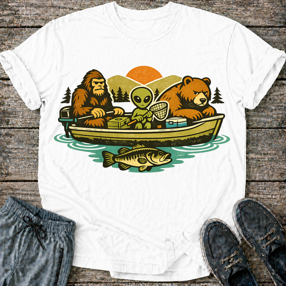 Alien, Bigfoot T-Shirt